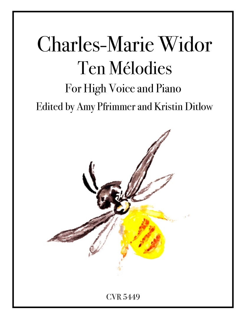 Ten Melodies - Widor/Pfrimmer/Ditlow - High Voice/Piano - Book
