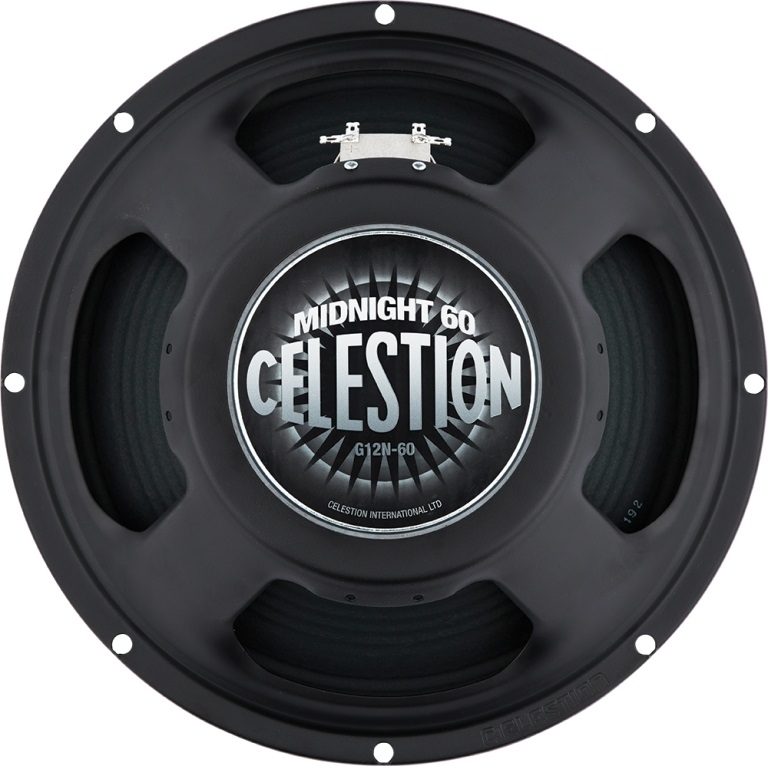 Midnight 60 - 12\'\' 60-Watt Ceramic-Magnet Guitar Speaker - 8 ohm