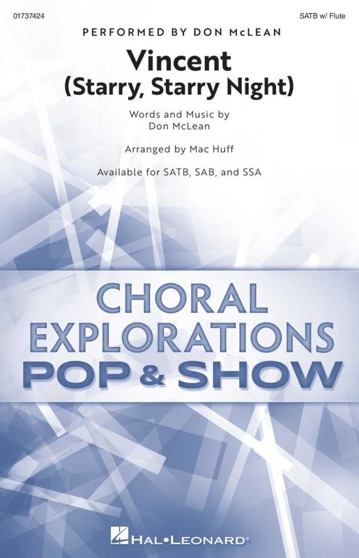 Vincent (Starry, Starry Night) - McLean/Huff - SATB