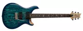 PRS Guitars - Limited Edition SE Custom 24 Burled Ash Electric Guitar with Gigbag - Lake Blue