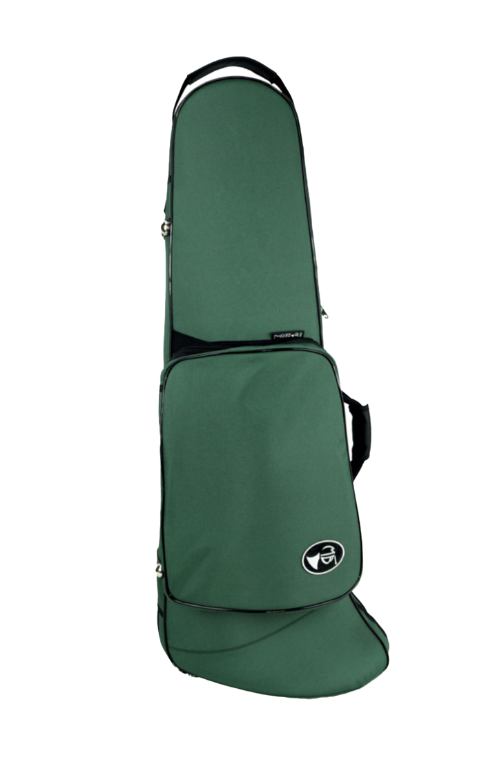 Case for Bass Trombones with 10.5\'\' Bell - Green Nylon