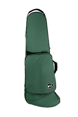 Marcus Bonna Cases - Case for Bass Trombones with 10.5 Bell - Green Nylon