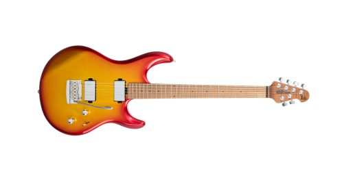 Ernie Ball Music Man - Luke 4 HH Electric Guitar with Case - Fireball
