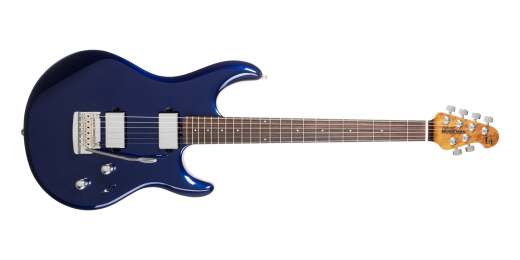 Ernie Ball Music Man - Luke 4 HH Electric Guitar with Case - Butane Blue