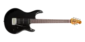 Ernie Ball Music Man - Luke 4 HSS Electric Guitar with Case - Black Sparkle