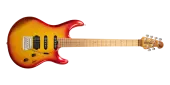 Ernie Ball Music Man - Luke 4 HSS Electric Guitar with Case - Fireball
