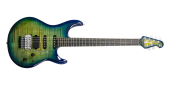 "Ernie Ball Music Man - BFR Luke 4 HSS Electric Guitar with Case - Green Tide"