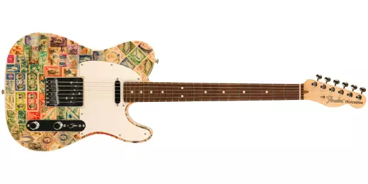 Fender Custom Shop - Andy Mooney World Stamps Collection Telecaster, Rosewood Fingerboard - Monaco Stamps