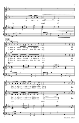 Believe (from Polar Express) - Ballard/Silvestri/Miller - 2pt