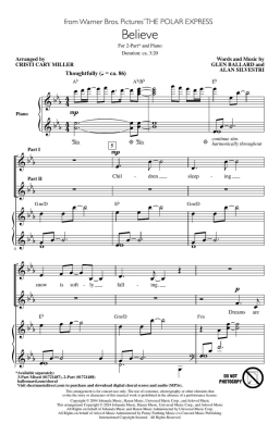 Believe (from Polar Express) - Ballard/Silvestri/Miller - 2pt