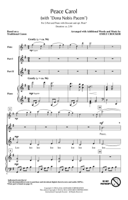 Peace Carol (with Dona Nobis Pacem) - Crocker - 2pt