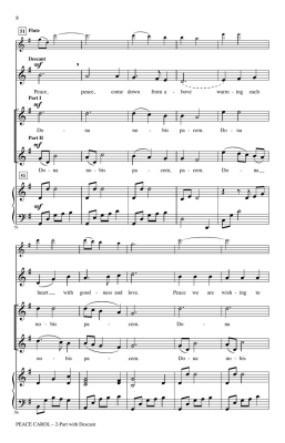 Peace Carol (with Dona Nobis Pacem) - Crocker - 2pt