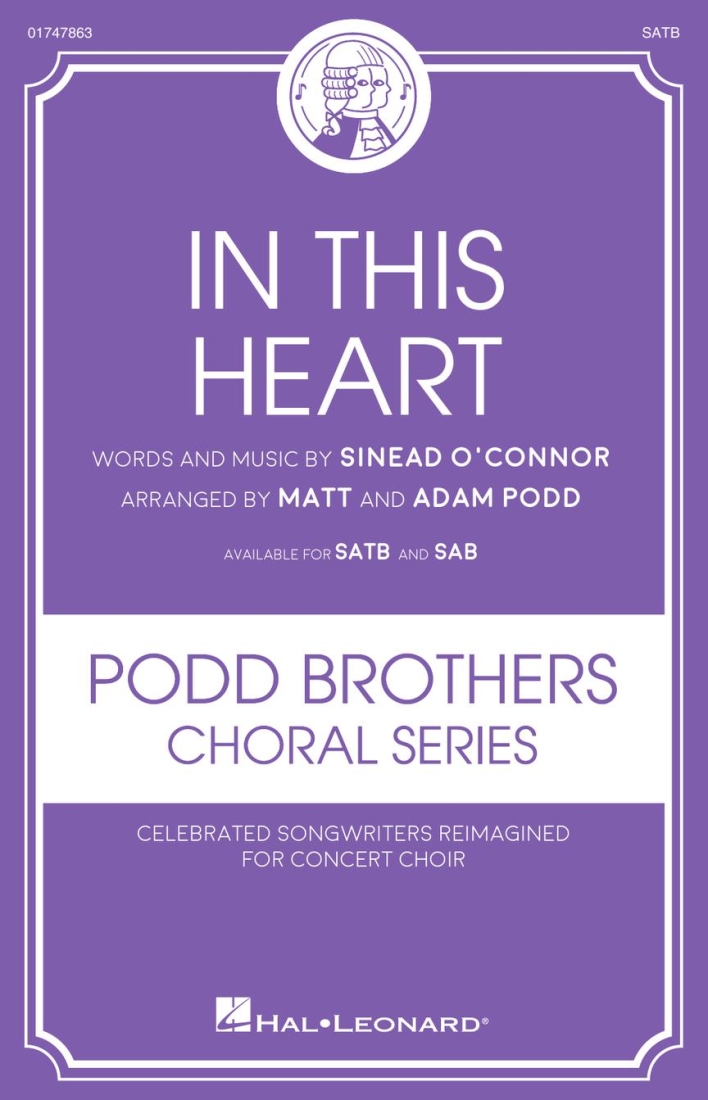 In This Heart - O\'Connor/Podd - SATB