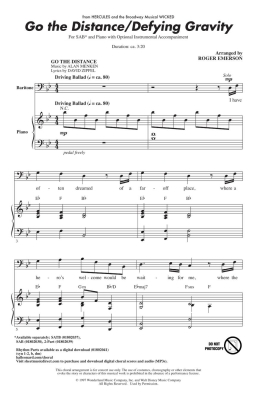 Go the Distance/Defying Gravity (from Hercules and Wicked) - Emerson - SAB