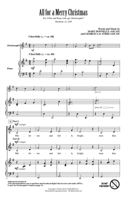 All for a Merry Christmas - Donnelly/Strid - 2pt