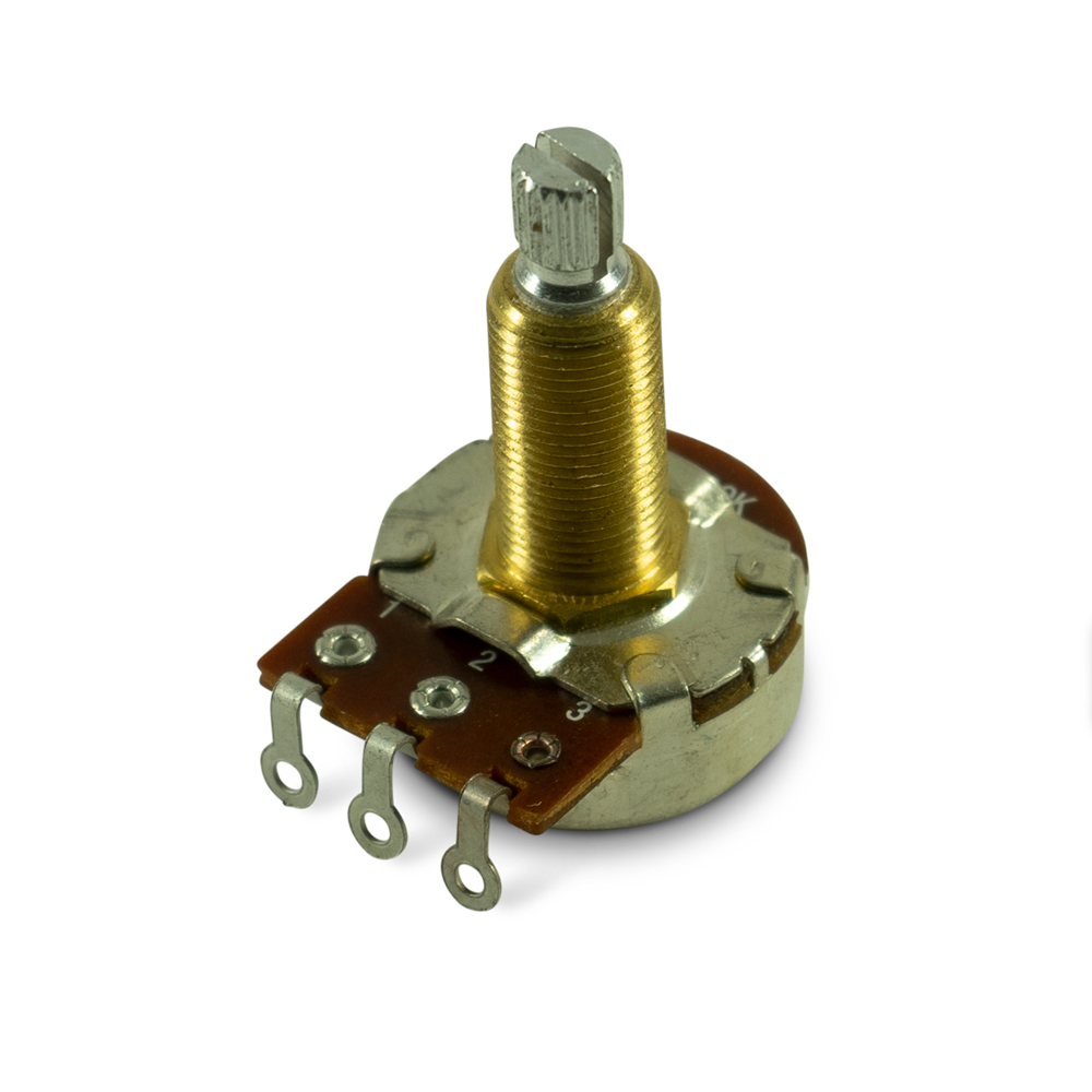 Bourns Pro Audio PDB24 Tone Potentiometer 20% Tolerance - 500 kohm - Long Bushing