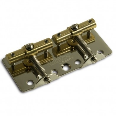 Wilkinson \'51 P-Bass Bridge Nickel With Brass Saddles
