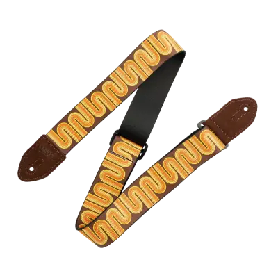 Mid Century Modern Strap - Brown/Orange Sunset Groove