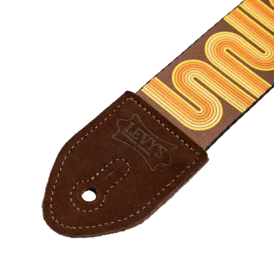 Mid Century Modern Strap - Brown/Orange Sunset Groove