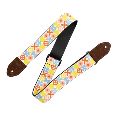Levys - Mid Century Modern Strap - Pink/Green/Red Retro Flower