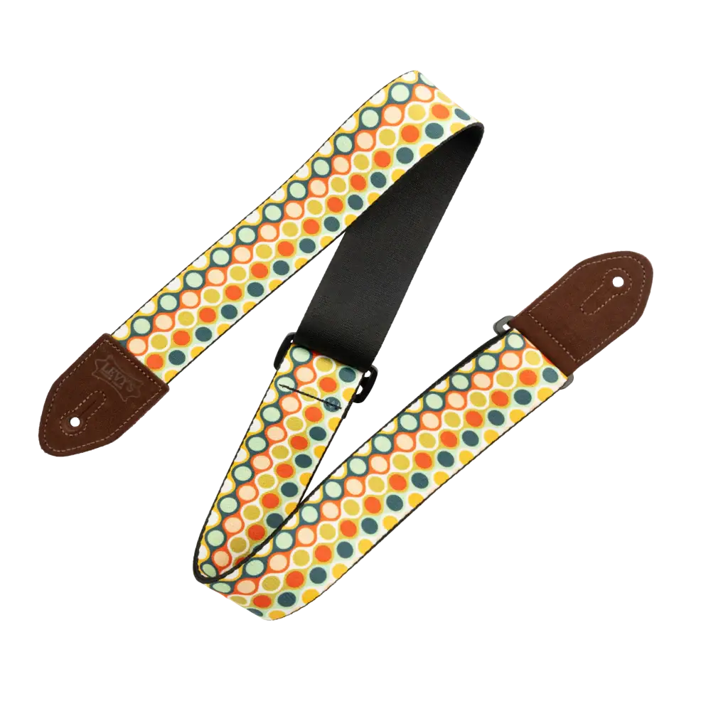 Mid Century Modern Strap - Red/Blue/Green/Gold MCM Bubbles