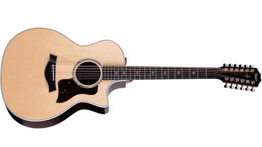 Taylor Guitars - 454ce 12-String Grand Auditorium Indian Rosewood Acoustic-Electric Guitar with Case - Natural