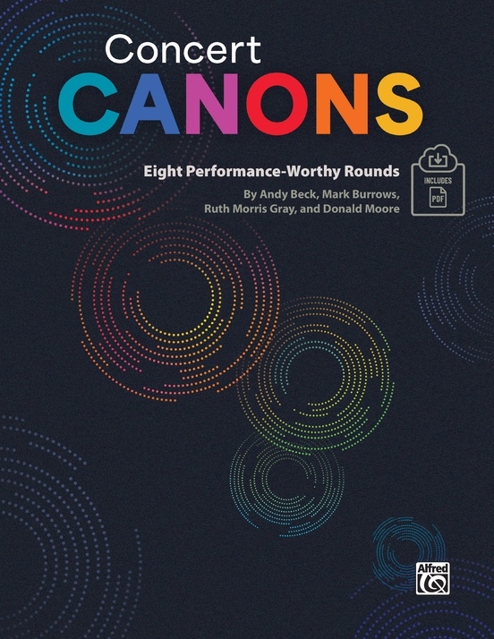 Concert Canons: Eight Performance-Worthy Rounds - Choral Voices/Piano - Book/PDF Online