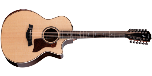 Taylor Guitars - 854ce 12-String Grand Auditorium Sitka Spruce/Rosewood Acoustic-Electric Guitar with Case