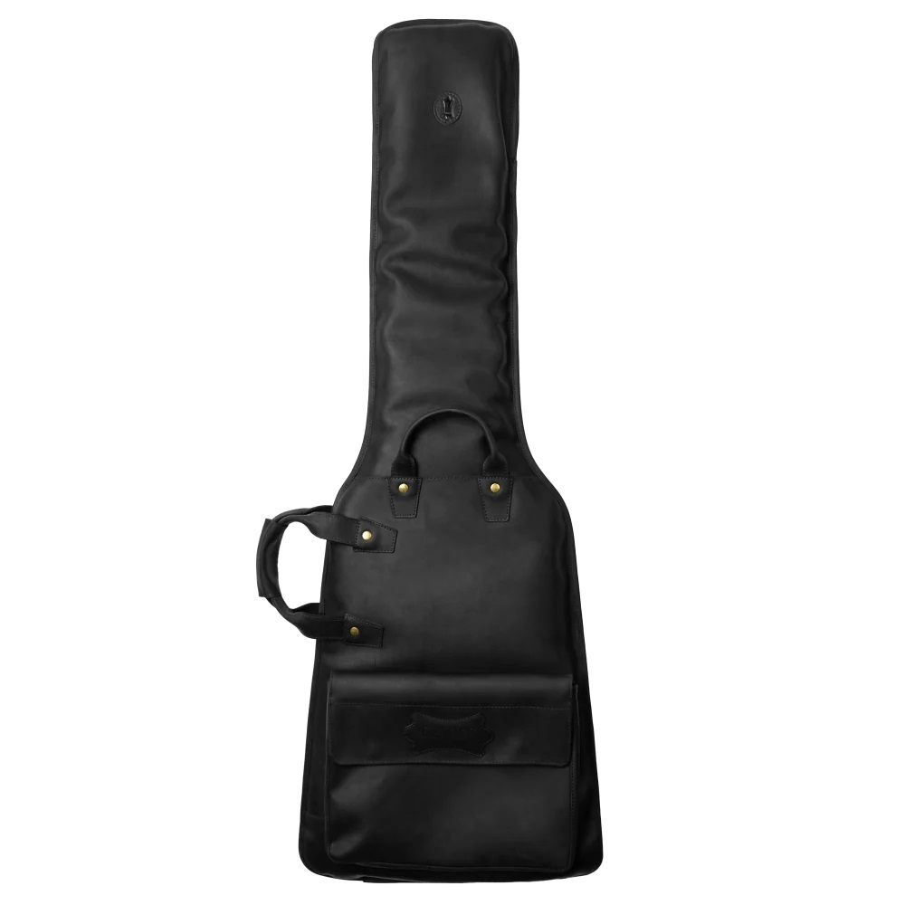 Solera Series Leather Bass Guitar Case - Black