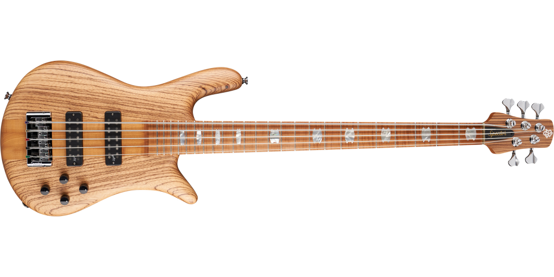Euro 5 RST Zebrawood Limited Edition Bass Guitar - Natural Matte