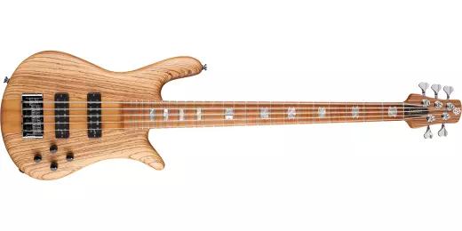 Spector Bass - Euro 5 RST Zebrawood Limited Edition Bass Guitar - Natural Matte