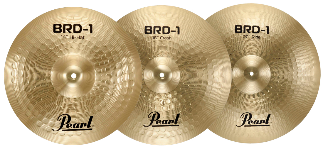 BRD-1 Brass Cymbal Set (14HH,16CR,20RD)