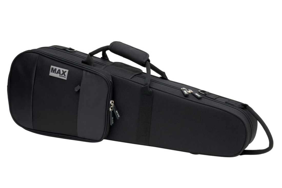 MAX Shaped 3/4 Violin Case - Black