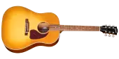 Gibson - J-45 Standard Acoustic\/Electric Guitar with Hardshell Case - Heritage Cherry Burst