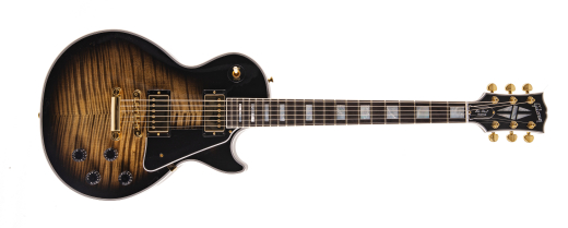 Gibson Custom Shop - Les Paul Custom with Figured Top Electric Guitar - Cobra Burst