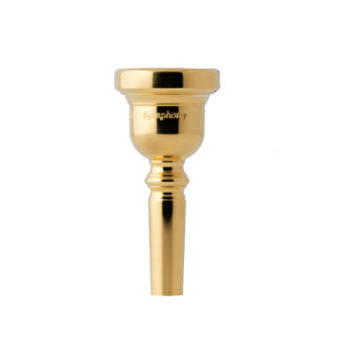 Schilke - Gold-Plated Symphony Series Trombone Mouthpiece - Large Shank D5.1