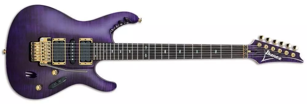 Herman Li Electric Guitar - Transparent Violet Flat