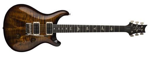 PRS Guitars - Custom 24 Electric Guitar with Hardshell Case - Black Gold Wraparound Burst