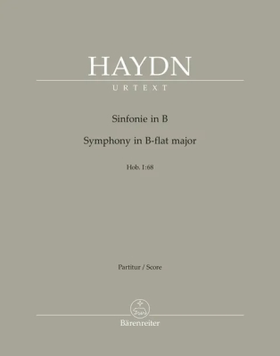 Baerenreiter Verlag - Symphony in B-flat major Hob. I:68 - Haydn/Stockmeier - Full Score