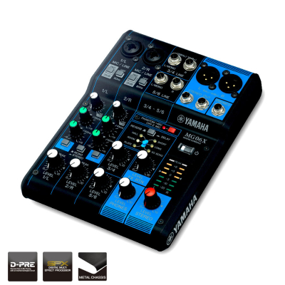 6 Channel MG Series Mixer w/Effects