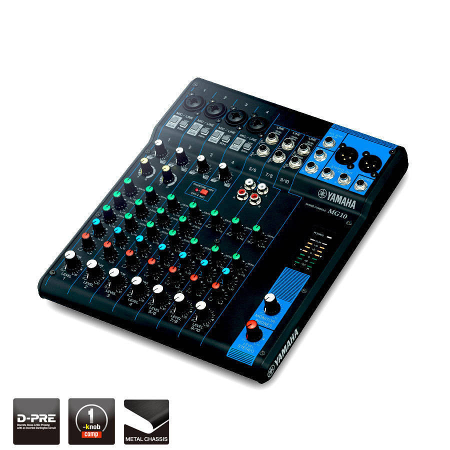 10 Channel MG Series Mixer