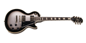 Les Paul Custom Electric Guitar - Silver Burst