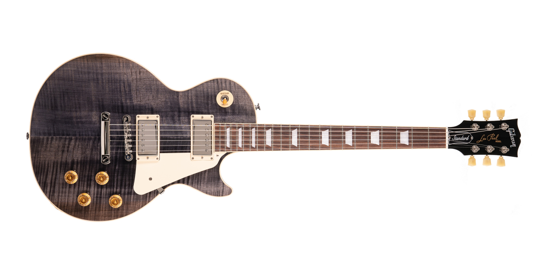 ギター Gibson LesPaul Standard 50's 2006 Ebony Gibson Les Paul Standard 50s Electric Guitar With Hardshell