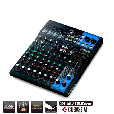 10 Channel MG Series Mixer w/Effects