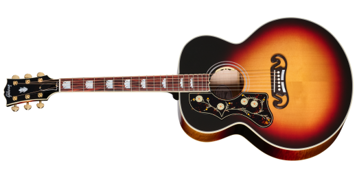 Gibson - SJ-200 Standard Acoustic/Electric Guitar - Tri-Burst (Left Handed)