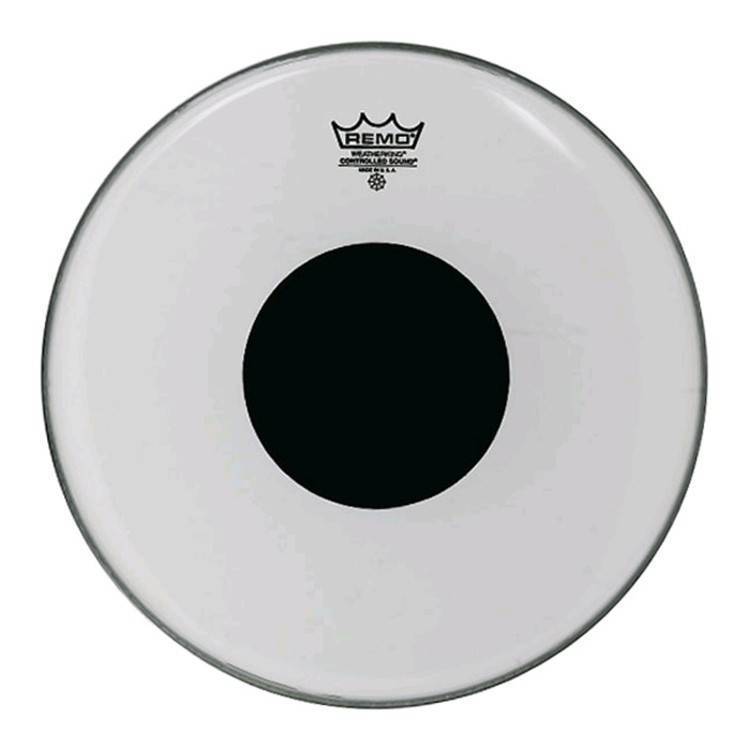 Controlled Sound Clear Bass Drum Head w/Top Black Dot - 18 Inch