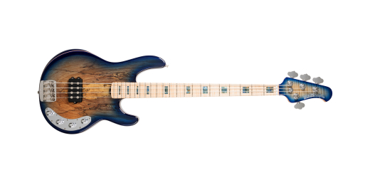Ernie Ball Music Man - BFR StingRay4 Special Bass with Case - Paua Blue Burst