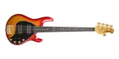 Ernie Ball Music Man - StingRay5 Special 5 HH 5-String Electric Bass with Case - Cherry Punch
