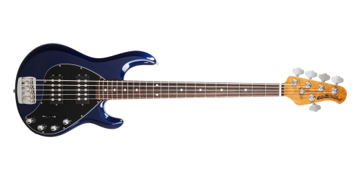 Ernie Ball Music Man - StingRay5 Special 5 HH 5-String Electric Bass with Case - Butane Blue