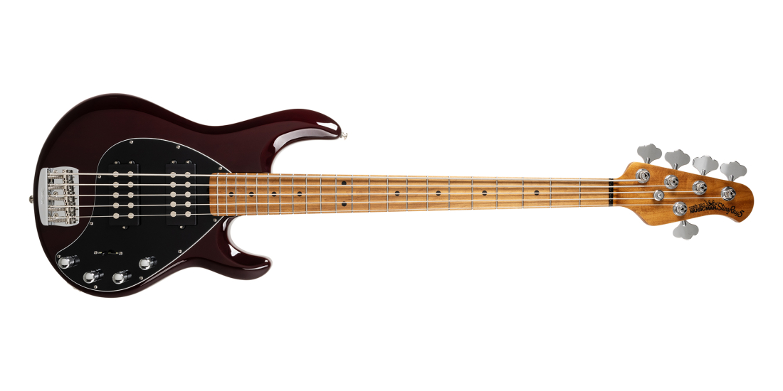 StingRay5 Special 5 HH 5-String Electric Bass with Case - Oxblood